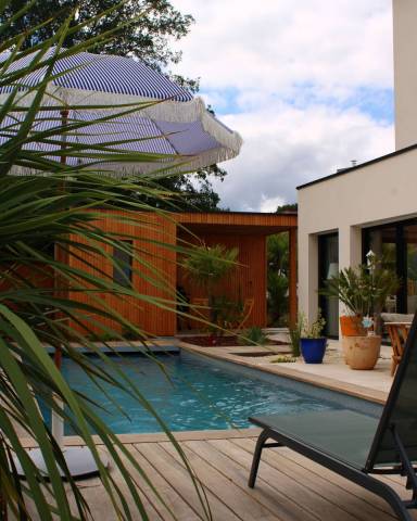 Amnagement d'une piscine  Pleumeleuc